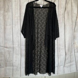 Lularoe Black Lace Shirley